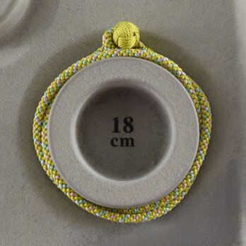【腕サイズ18cm】組紐 くみひも　ブレスレット　ギフト　正絹　二重巻ブレスレット　利休 SEB8-Lの画像