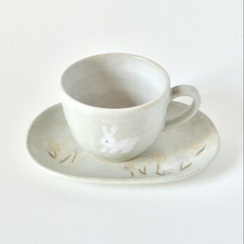 カップ&ソーサー ［ うさぎ ］