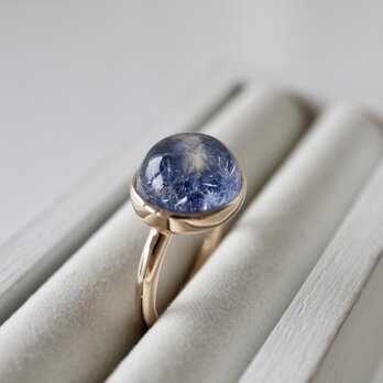 K10[深海庭園dumortierite in quartz]ringの画像