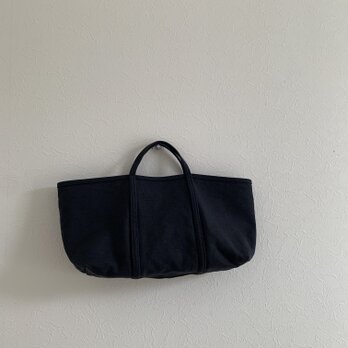 帆布 よこながTOTE (S) アンティークネイビーの画像