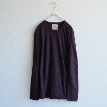 リネンニット mens/M 長袖プルオーバー（ミュール）の画像