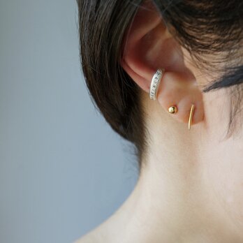 Silver Ear Cuff ''KOMOREBI"/Diamondの画像