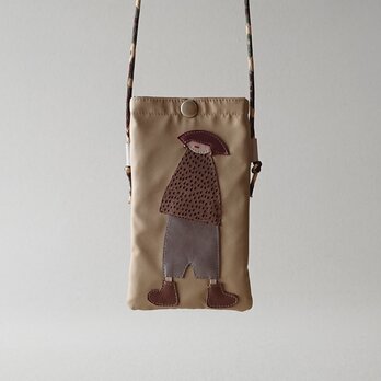 annco nylon mobile case [Camel]