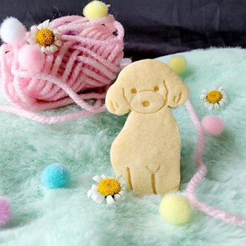 犬のクッキー型（トイプードル）　　お菓子作り　製菓用　抜き型　型抜きクッキー型の画像