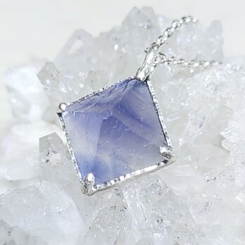 ブルーフローライト＊925 pendant topの画像