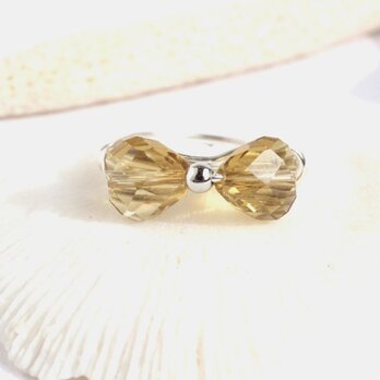 ブランデークォーツ　Ribbon　Wire　Ringの画像