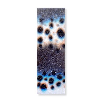 抽象画のかけら 栞　墨 × 和紙 × プラスチック加工｜12.5×4cmの画像