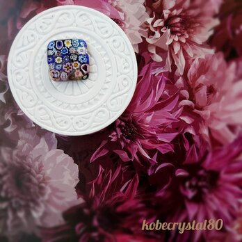 ヴェネチアンガラス帯留め 10206GK4の画像