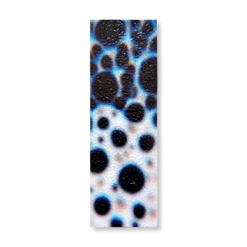 抽象画のかけら 栞　墨 × 和紙 × プラスチック加工｜12.5×4cmの画像