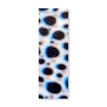 抽象画のかけら 栞　墨 × 和紙 × プラスチック加工｜12.5×4cmの画像