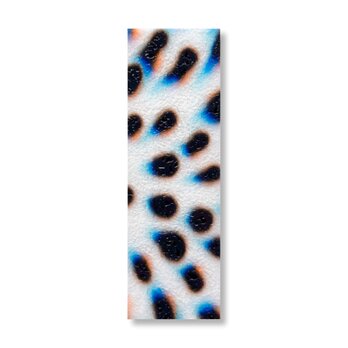 抽象画のかけら 栞　墨 × 和紙 × プラスチック加工｜12.5×4cmの画像