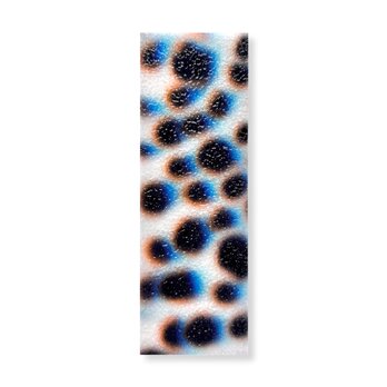 抽象画のかけら 栞　墨 × 和紙 × プラスチック加工｜12.5×4cmの画像