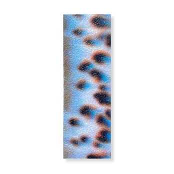 抽象画のかけら 栞　墨 × 和紙 × プラスチック加工｜12.5×4cmの画像