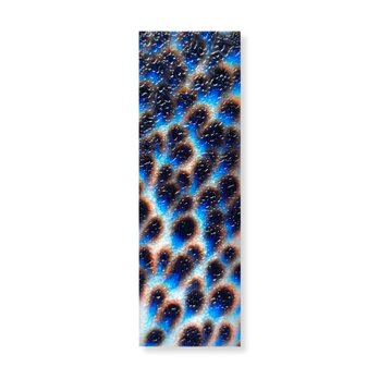 抽象画のかけら 栞　墨 × 和紙 × プラスチック加工｜12.5×4cmの画像