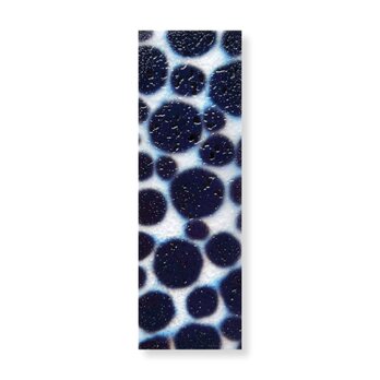 抽象画のかけら 栞　墨 × 和紙 × プラスチック加工｜12.5×4cmの画像