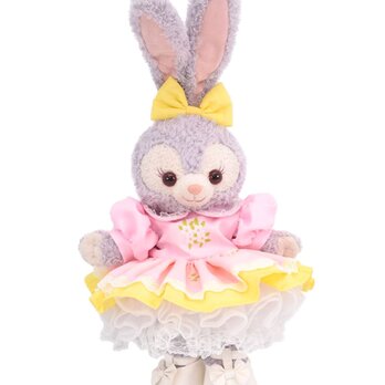 ステラルー 服 着せ替え コスチューム カサブランカドレス ピンク 本体無 Sサイズ用 送料無料の画像