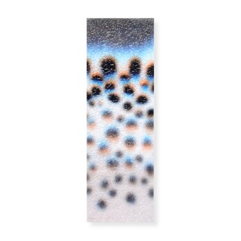 抽象画のかけら 栞　墨 × 和紙 × プラスチック加工｜12.5×4cmの画像