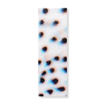 抽象画のかけら 栞　墨 × 和紙 × プラスチック加工｜12.5×4cmの画像