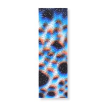 抽象画のかけら 栞　墨 × 和紙 × プラスチック加工｜12.5×4cmの画像