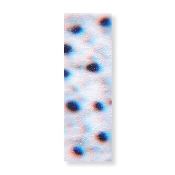 抽象画のかけら 栞　墨 × 和紙 × プラスチック加工｜12.5×4cmの画像