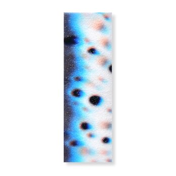 抽象画のかけら 栞　墨 × 和紙 × プラスチック加工｜12.5×4cmの画像