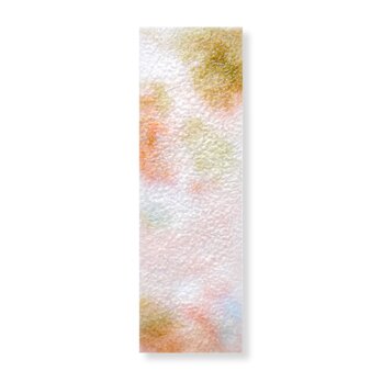 抽象画のかけら 栞　墨 × 和紙 × プラスチック加工｜12.5×4cmの画像