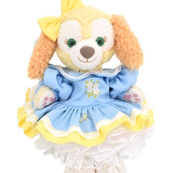 クッキーアン 服 着せ替え コスチューム カサブランカドレス ブルー 本体無 Sサイズ用 送料無料の画像