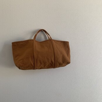 帆布　よこながTOTE(M) キャメルの画像