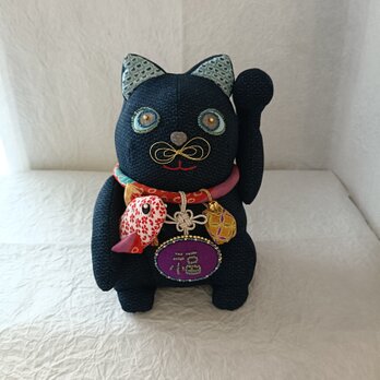 招き猫 【2025】青墨の画像