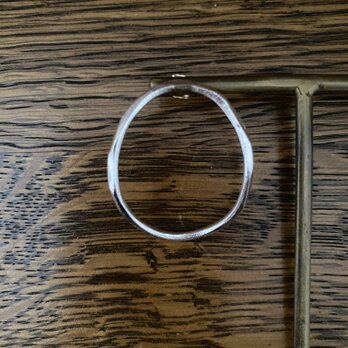 Oval型silver Pierce