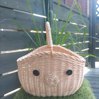 ワンハンドルかごの画像
