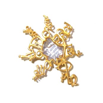LANCÔME Poème Snowflake Vintage Broochの画像