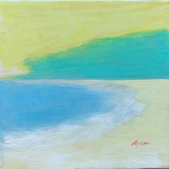 浜と空の画像