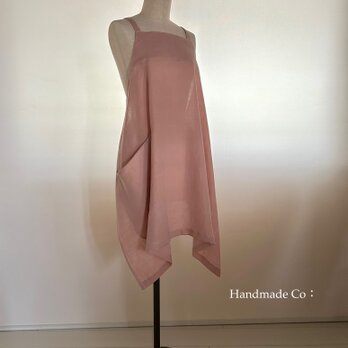 エプロン ショート : : smoky pinkの画像