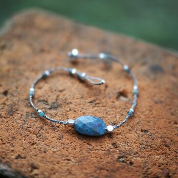 -Ruby in zoisite- code braceletの画像