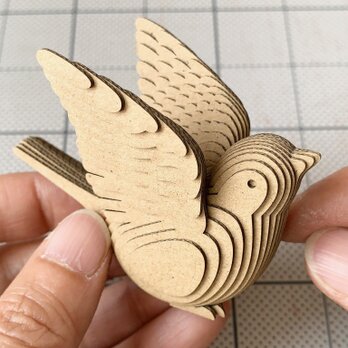 【工作キット】段々すずめ・flap wingsの画像