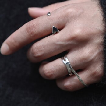 Reflective heart ringの画像