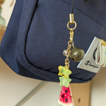 キュートな鈴ストラップの画像