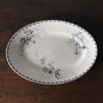Choisy le roi ショワジールロワ オーバル皿 楕円皿 30.3cm フランス アンティーク 0502256の画像