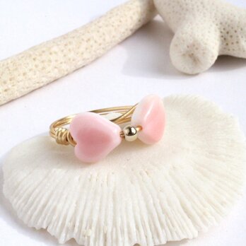 クィーンコンクシェル　Ribbon　Wire　Ringの画像