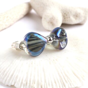 ブルーオーラ　Ribbon　Wire　Ringの画像