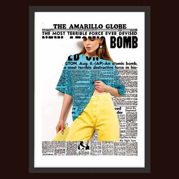 ニュースなカジュアル　送料無料 　イラスト　A4〜A0　ポスター　アートポスター　アートsei検索新着順　3552の画像