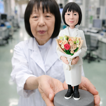 写真から作るオーダーメイドフィギュア｜そっくり似顔人形｜世界に一つのギフト｜母、祖母、母の日、誕生日、還暦祝いプレゼント 人気