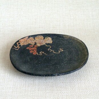 長方皿（ぶどうb）の画像