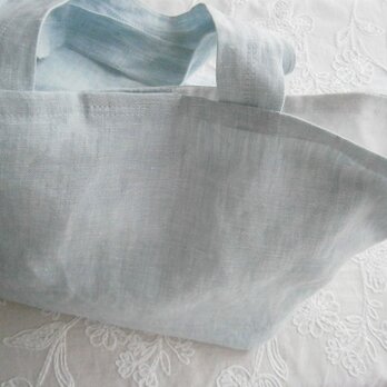 BlueLinen×小花cotton SimpleToteの画像