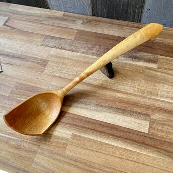 カエデ材の調理べら②