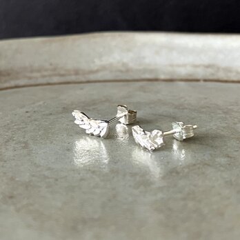 Laurier 月桂樹のピアス silver