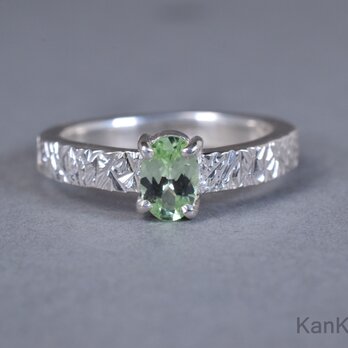 ミントガーネットのリング