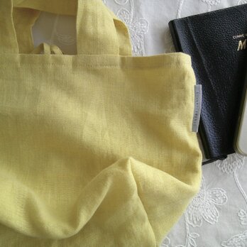 PaleYellow×linen SimpleBag
