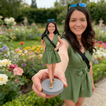 誕生日プレゼント 女性 彼女 オーダーメイド 似顔絵 人形 女友達  写真 から フィギュア 妻 奥さん 肖像画 感謝 車飾り